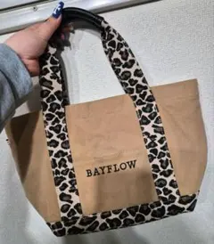 BAYFLOW　レオパード　トートバッグ　ヒョウ柄