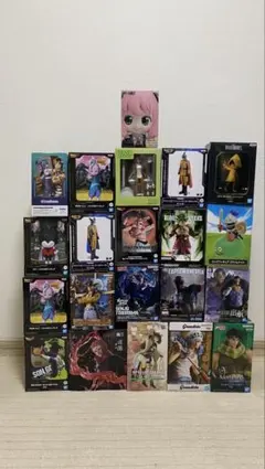 ドラゴンボールとワンピースとナルトフィギュアとフィギュア　21点セット