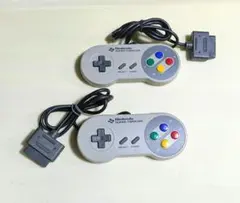 ニンテンドー純正品 スーパーファミコン コントローラー 2個 SFC 動作確認済