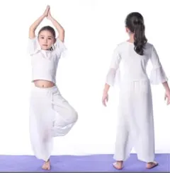 新品未使用子供用ホワイトセットアップ