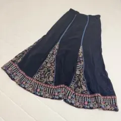JETSET SOLO PLUS 刺繍フレアロングスカート インド綿のサムネイル