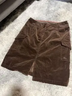 BURBERRY BLUE LABEL ひざ丈　タイトスカート　スウェード