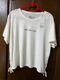 未使用　ROXY SURF CLUB アイボリー Tシャツ M