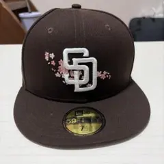 New Era 59FIFTY ブラウンキャップ 7 1/4