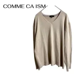 COMME CA ISM カジュアル デート ビジネスVネック長袖ニットのサムネイル