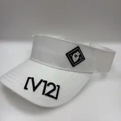 新品❤️V12 ゴルフ サンバイザー ホワイトのサムネイル