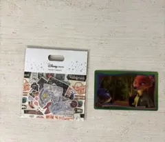 ディズニー ズートピア カード ステッカー フレークシール ニック ジュディ