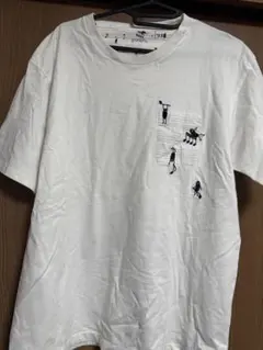 graniph グラニフ 五線譜 ポケット Tシャツ ホワイト L