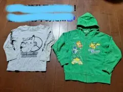 ポケモン長袖Tシャツ&パーカー　110cm