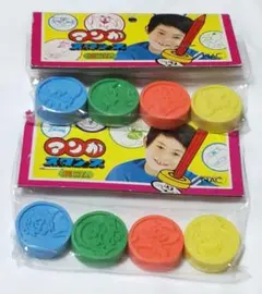 レトロ　マンガ　スタンプ　消しゴムセット