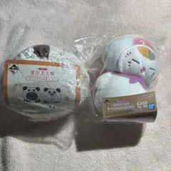 一番くじ 夏目友人帳 ニャンコ先生 C賞 飲茶 マスコット D賞 巾着 未開封