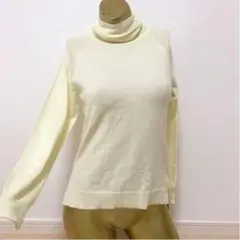 【1948】AZUL by moussy ニットソー ハイネック サイドスリット