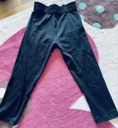 adidas ブラック　スポーツタイツ　ウエストゴム付き　Sサイズ