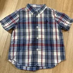 Ralph Lauren 半袖チェックシャツ ポロ ラルフローレン 80 85