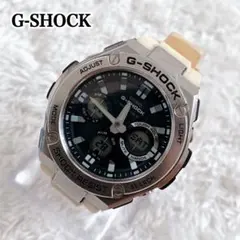 CASIO G-SHOCK GST-W110 G-STEEL 電波ソーラー腕時計のサムネイル
