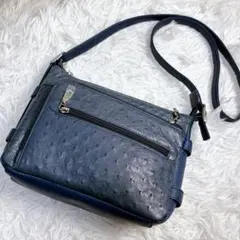 未使用✨RODANIA ロダニア ショルダーバッグ レザー オーストリッチ