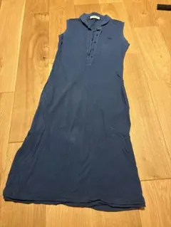 LACOSTE ネイビー ポロワンピース