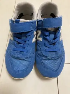 New Balance 373 キッズスニーカー 青