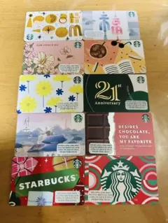 10枚セット B3 スターバックス 韓国スタバ スターバックスカード