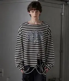 GRANCY Graphic Damage LongTee ブラック Mサイズ - メルカリ