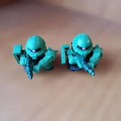 SDガンダム(ガチャガチャ) ザク2体セット