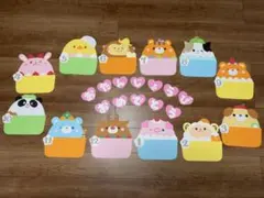 お誕生日表　動物カップケーキ　④