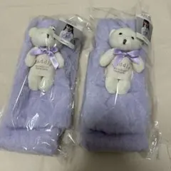 ぬいぐるみ付きマフラー　2個セット