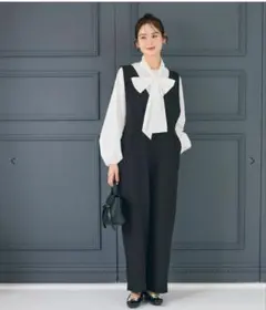 coca ボウタイブラウス　M