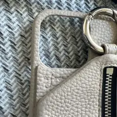 ajew スマホショルダーストラップ ベージュ iPhone13pro