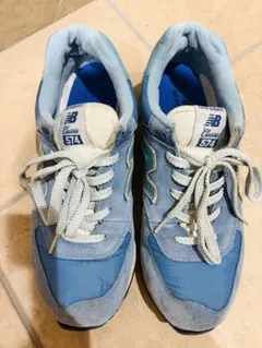 New Balance WL574RBS ブルー 25.0cm - メルカリ