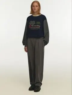 【韓国・teket】Morning Pants Charcoal / Mのサムネイル