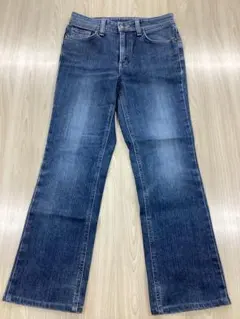 Miss EDWIN ストレートデニム インディゴブルー