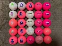 ピンク系　ロストボール　女性におすすめ　レディース　ウィルソン　スリクソン