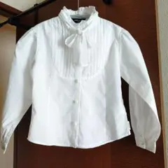 COMME CA ISM/ リボン付き長袖シャツ　セレモニー (120)