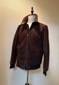 古着　スエードA-2タイプ　フライトジャケット