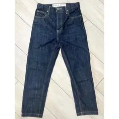 BLACK BY MOUSSY クロップド　テーパードデニム　インディゴブルー