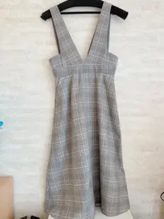 【美品】MERCURYDUO チェック柄 ジャンパースカート