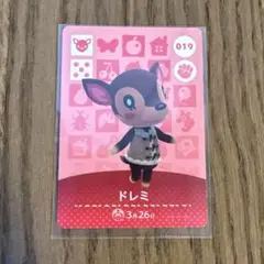 amiiboカード あつまれどうぶつの森ドレミ019