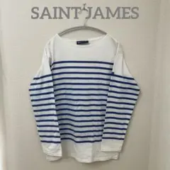 C*.様 セントジェームス ナヴァル ボーダー カットソー 白×青