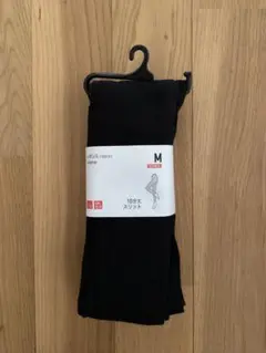 【未使用品】UNIQLO ユニクロMサイズ ブラック レギンス　レディース
