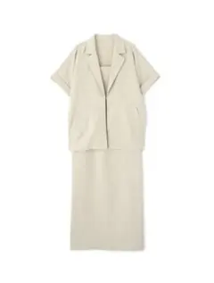 ハーフスリーブジャケット&キャミワンピースセット