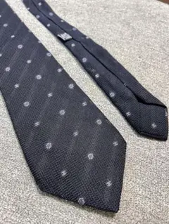 美品】E.MARINELLA マリネッラ ネクタイ ピンドット 大剣幅9.5