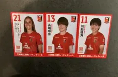 三菱重工浦和レッズレディース カード 3枚セット