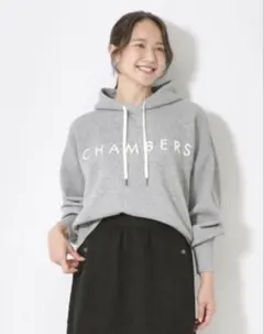 ザンパ　 フード付きスエットニットパーカー グレー　イシカワラボのサムネイル