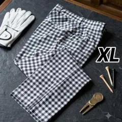 【美品】NIKE GOLF DRI-FIT ギンガムチェック カーゴパンツ XLのサムネイル