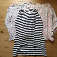 UT　無印良品 長袖カットソー 3枚まとめ　150