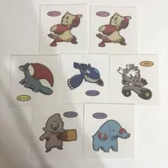 ポケモンパン パウンドケーキ 第7弾 シール　7枚