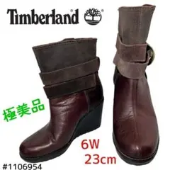 Timberland アンクルベルトブーツ ウエッジソール6W 23cmのサムネイル