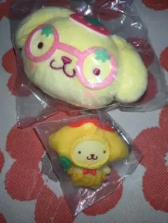 サンリオ ちびっとも おかず オムライス リバーシブルぬいぐる プリン