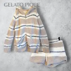 【GELATO PIQUE ジェラートピケ】　ルームフェア　2点セット　ベージュ